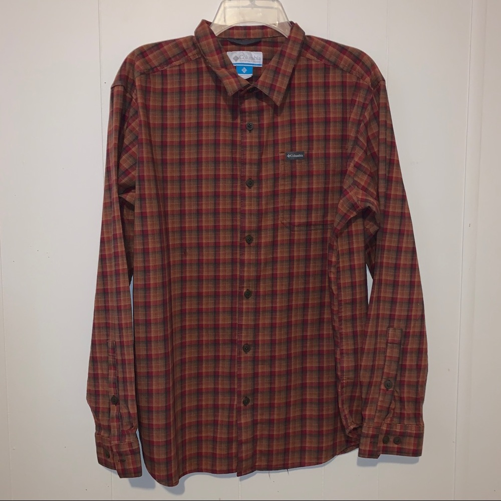 EUC Columbia L/S Button Down Shirt Size Large.